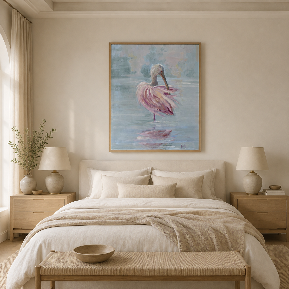I’m So Pretty — Roseate Spoonbill Art Print