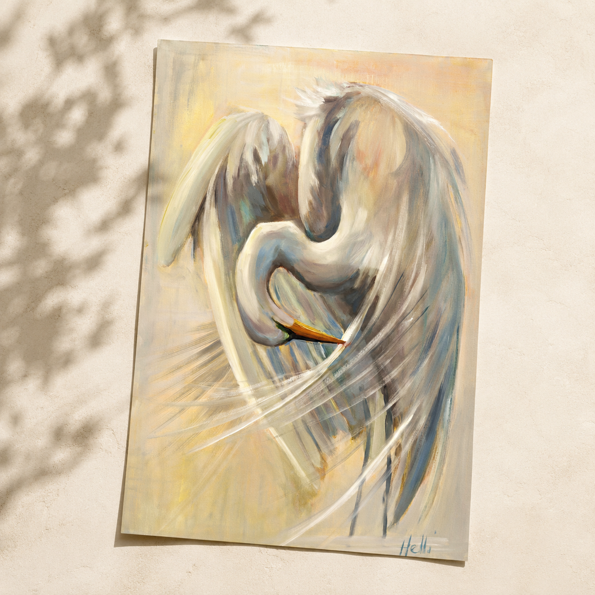 Lowcountry Grace — Egret Art Print