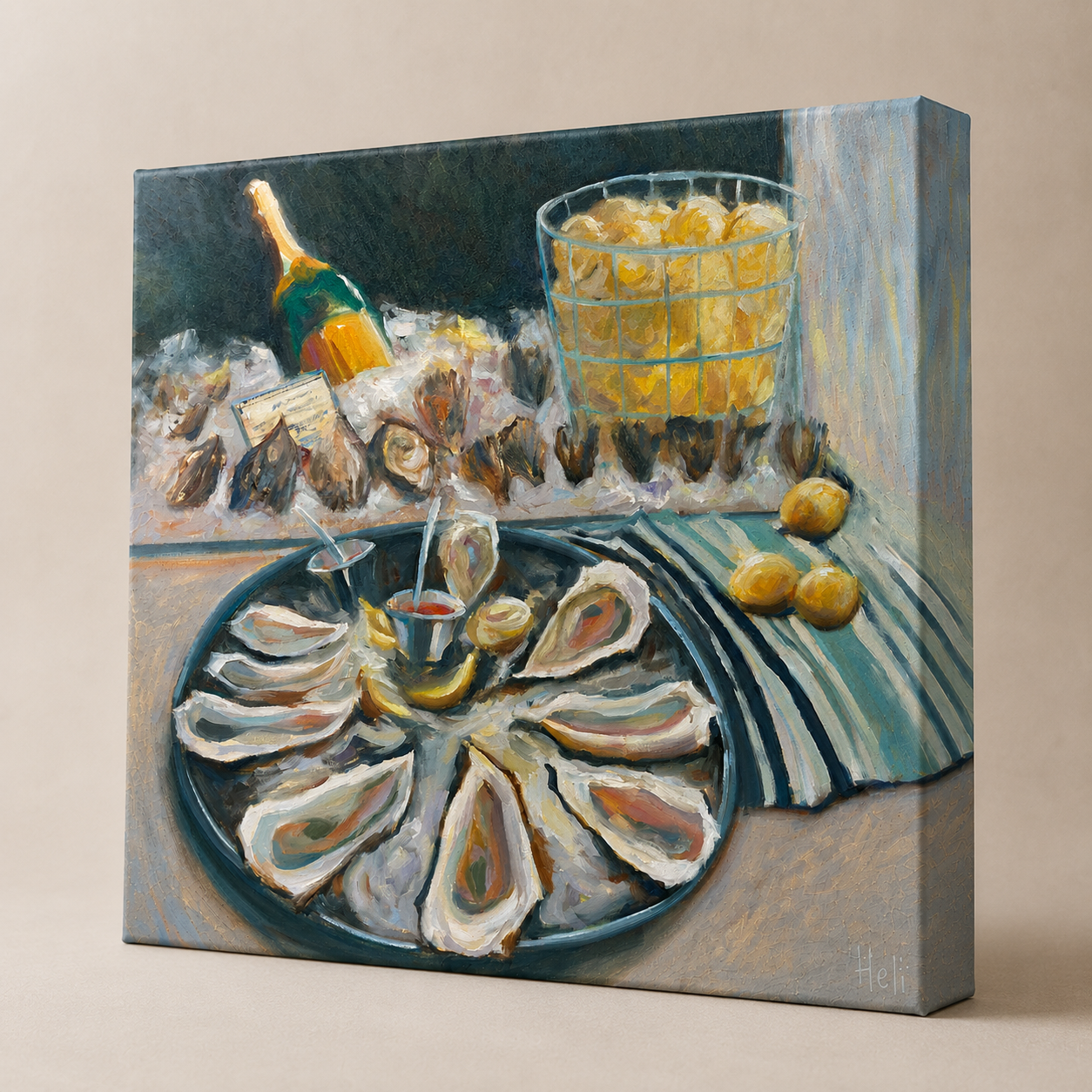 Pearl Dive artwork on a 1.5-inch gallery-wrapped canvas