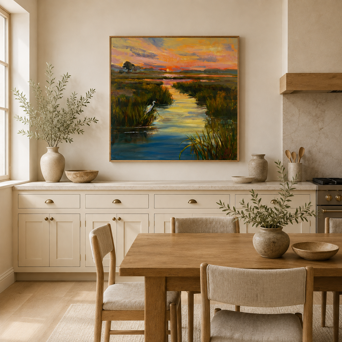 Early Bird — Marsh Sunrise Art Print