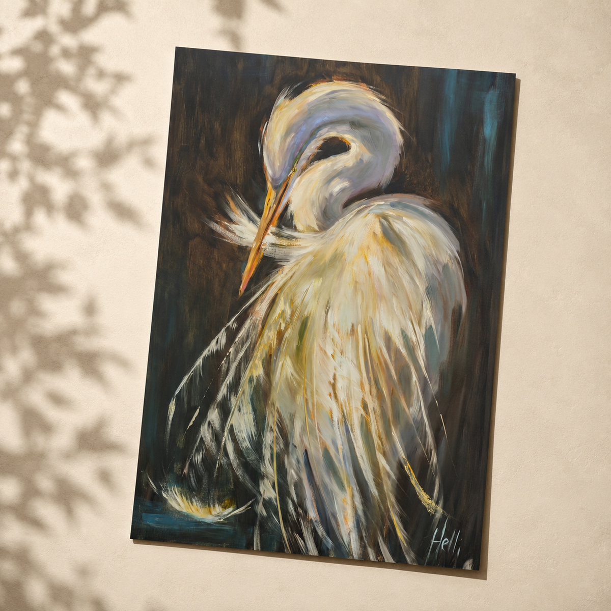 Angel Wings—  White Egret Art Print