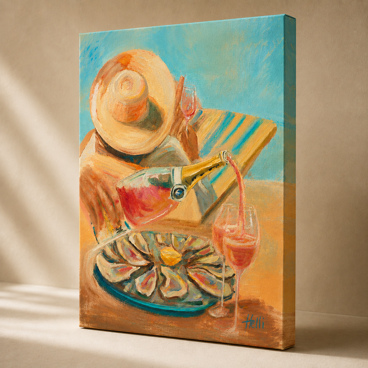 Beach Party artwork on a 1.5-inch gallery-wrapped canvas
