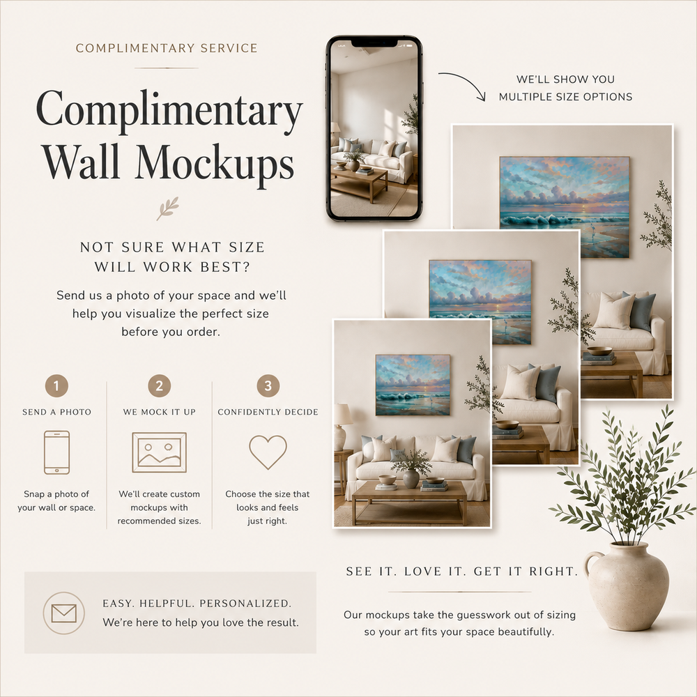 Interior design featuring Helli Luck Studio artwork