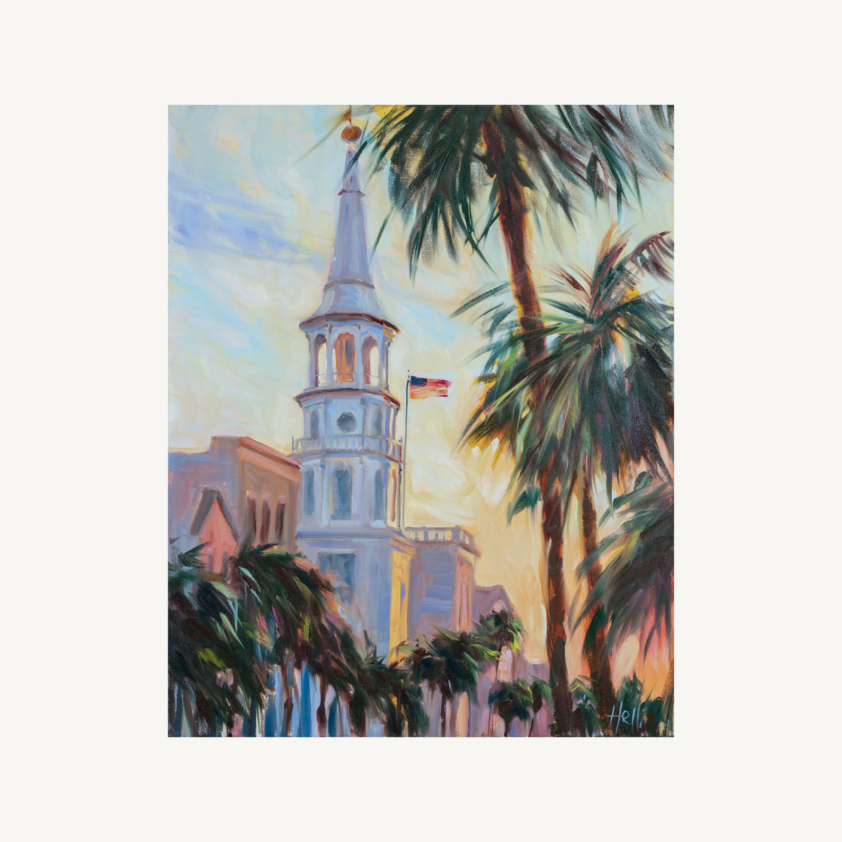Morning Glory — Charleston Church Art Print